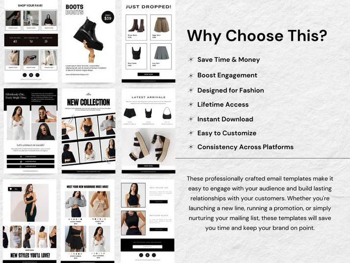 150+ high Converting Email Templates
