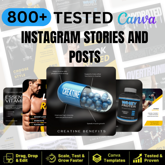 800+ Gym / Personal Trainer Templete Packages