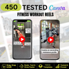 Inspire & Engage with 450 Fitness Workout Reels Videos!